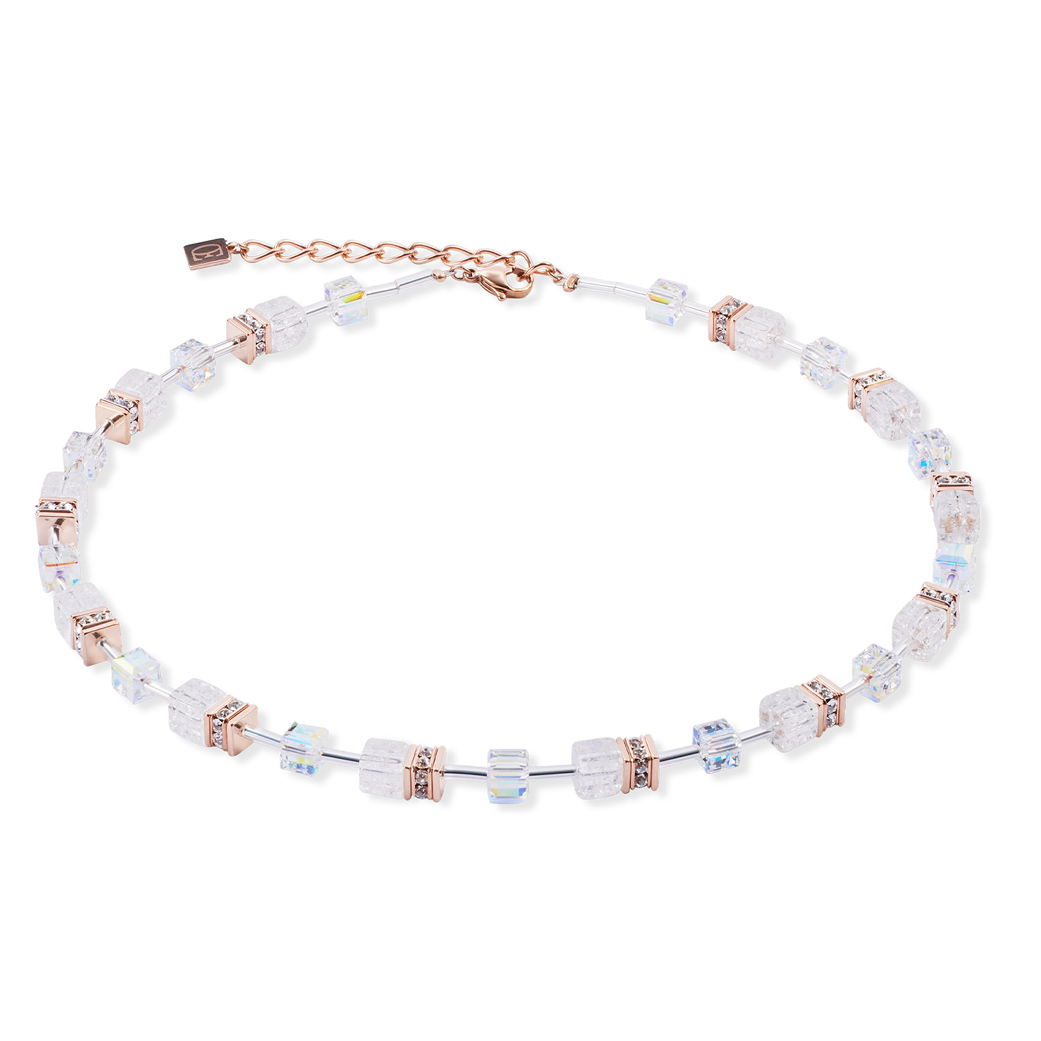 Колье White-Rose-Gold COEUR DE LION 3018-1425