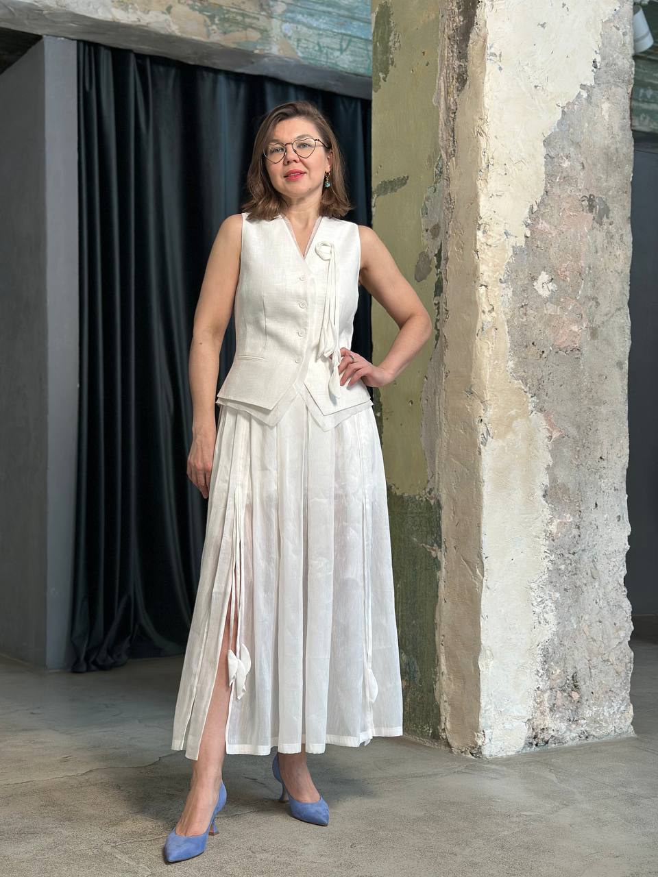 Юбка с разрезами SHATU 340SH