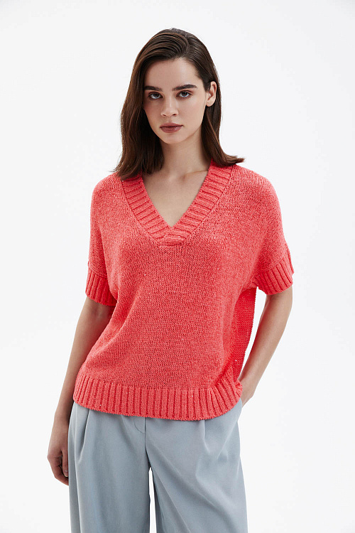 Пуловер с коротким рукавом M-REASON 370(12)