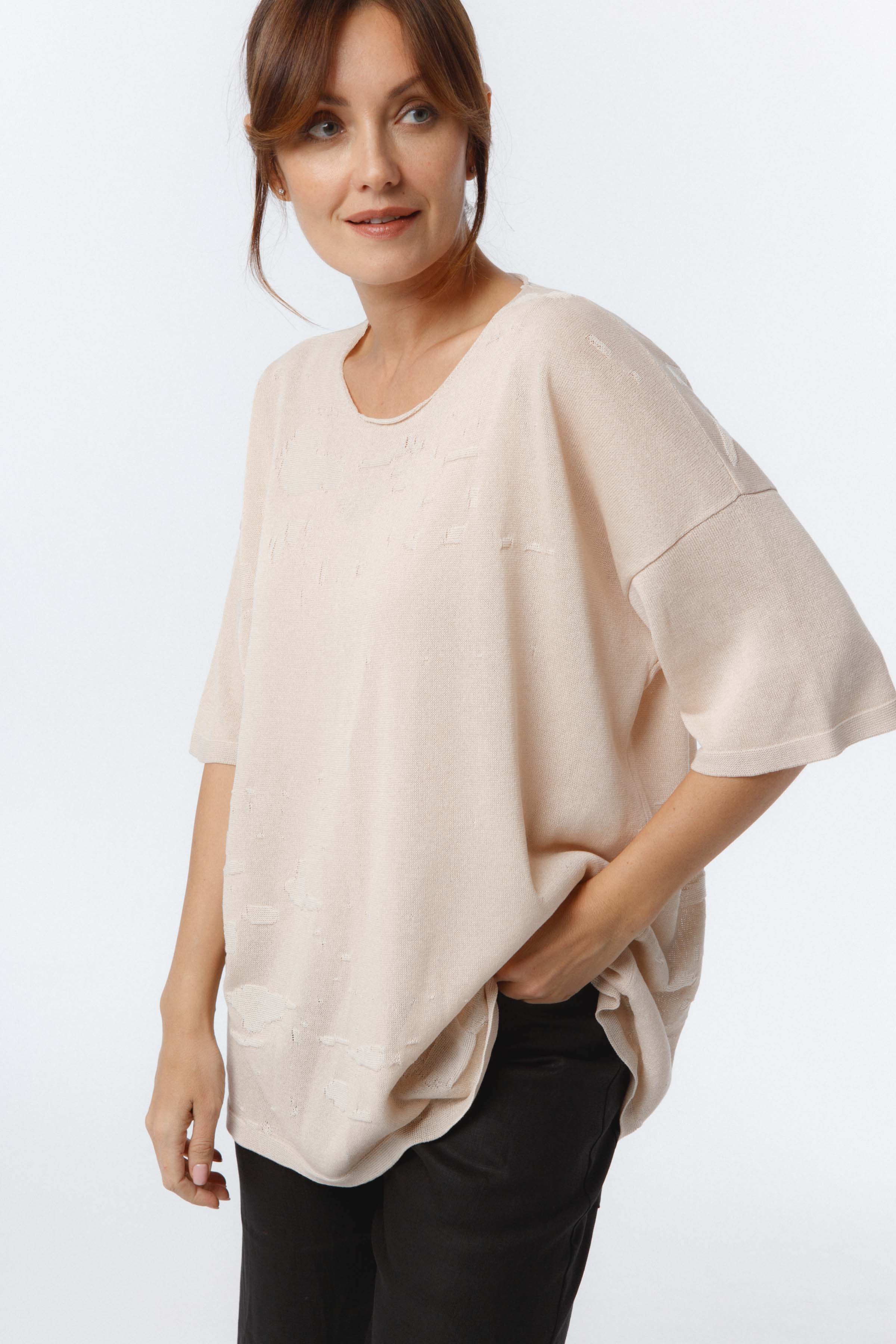 Туника Брызги краски LESEL 924L 