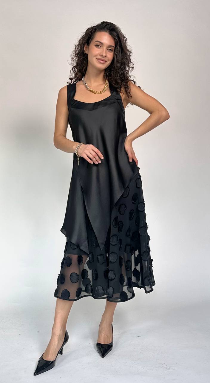 Блуза на бретелях ассиметричная LESEL A40100L