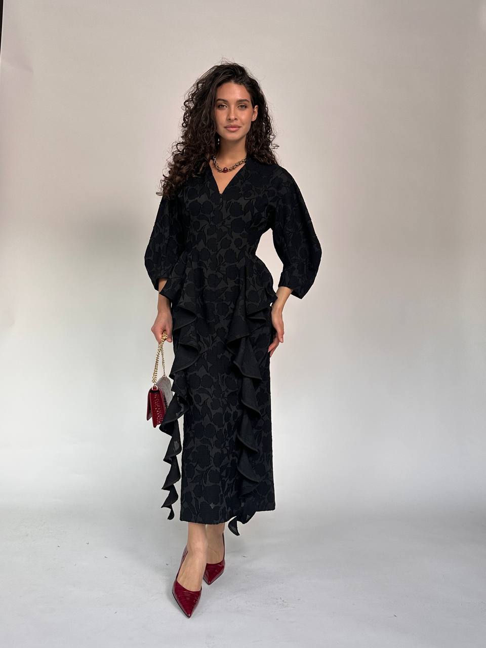 Платье Прозрачные цветы LESEL A55000L