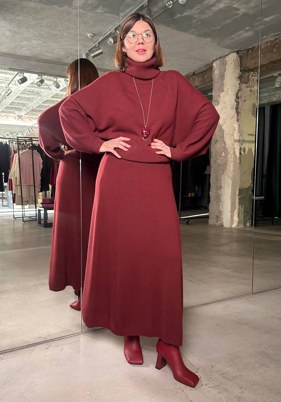 Юбка вязаная GENTRY PORTOFINO  D353WS