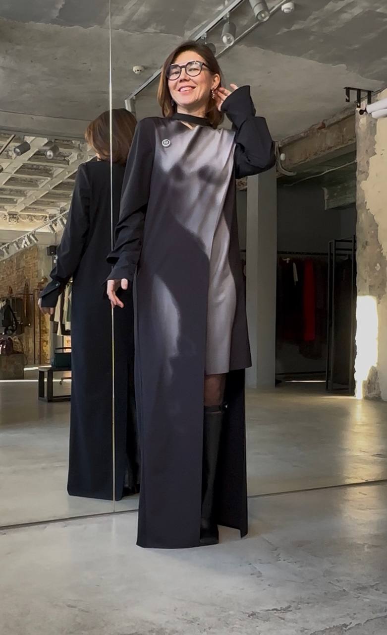 Платье LZ с ассиметричным низом 6/1  IANIS CHAMALIDY  I297