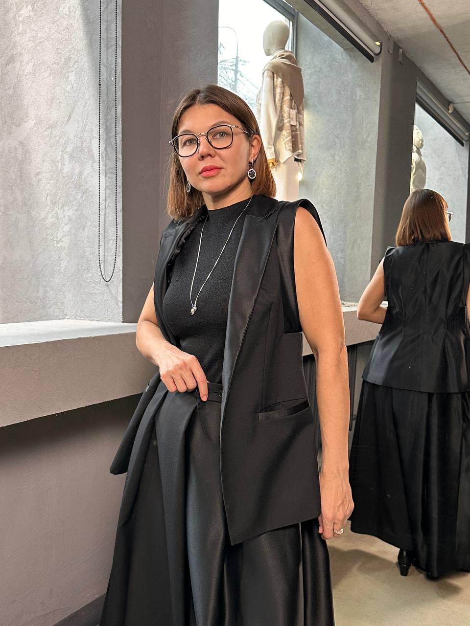 Жилет комбинированный IANIS CHAMALIDY  I348