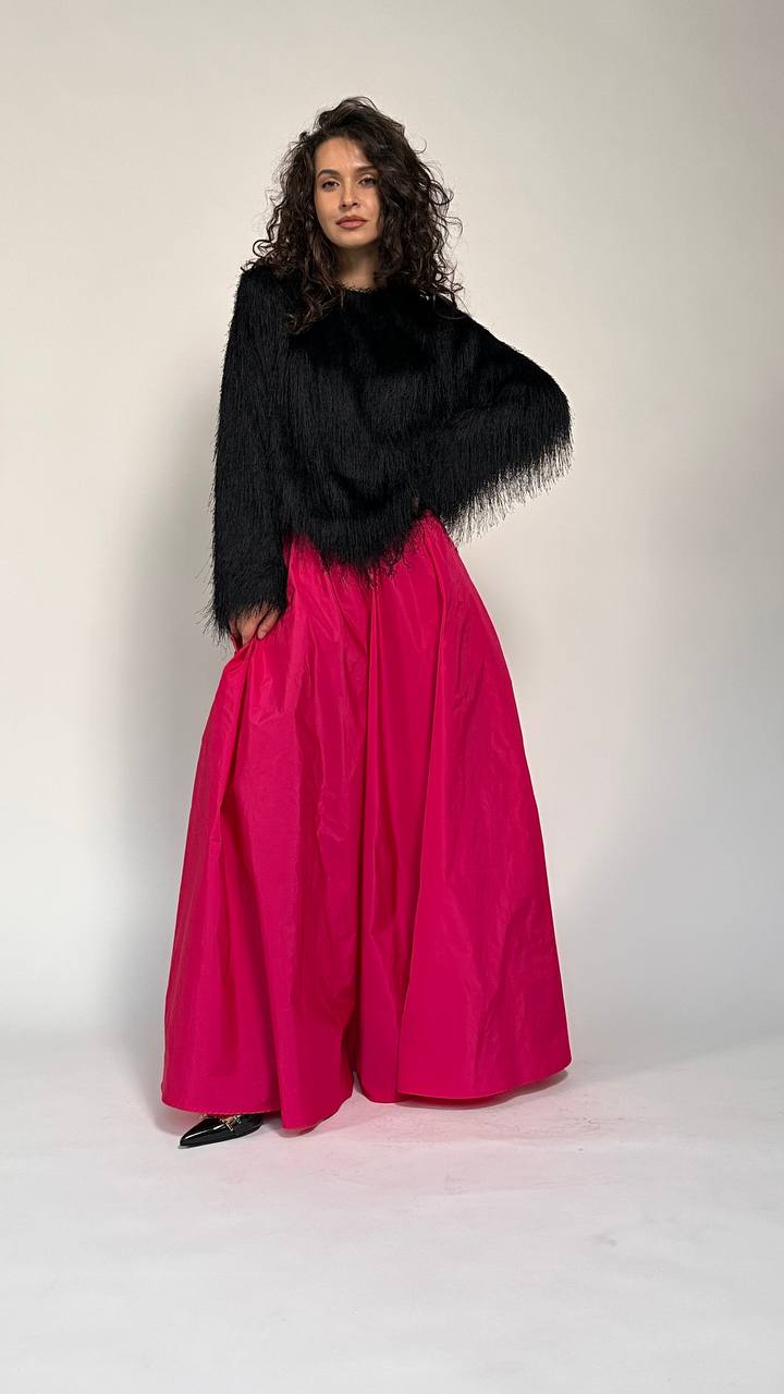 Юбка-полусолнце макси IANIS CHAMALIDY  IC279