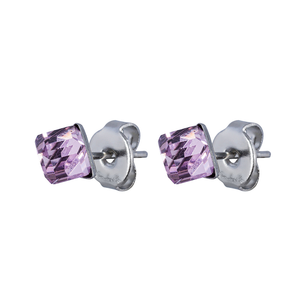 Пусеты Pink FIORE LUNA flu2127