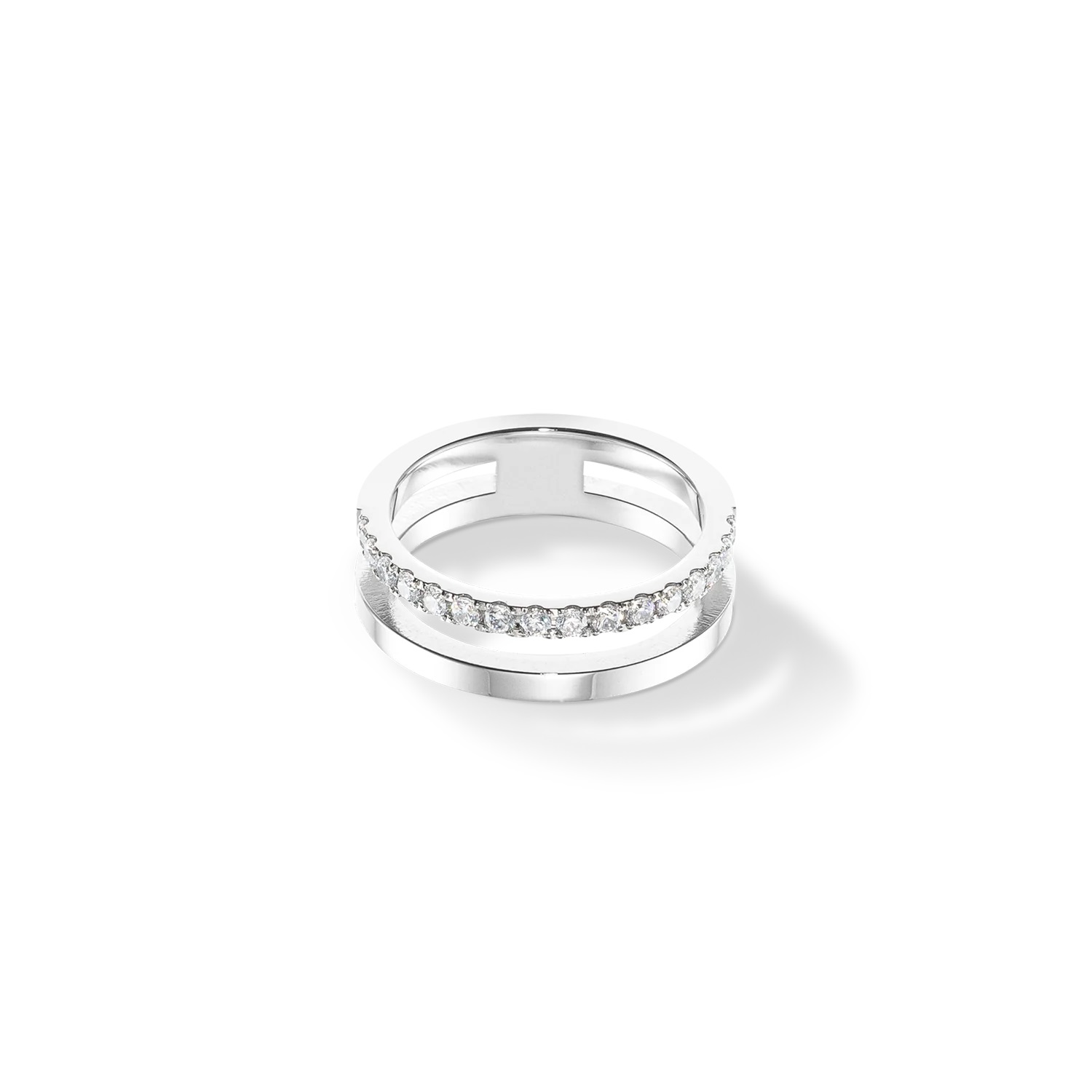 Кольцо Crystal-Silver COEUR DE LION lr0136
