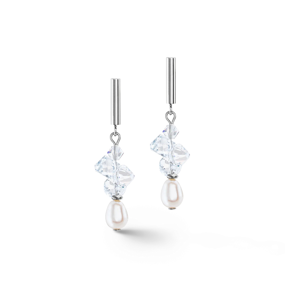 Серьги  White-Silver  COEUR DE LION s1124-1417